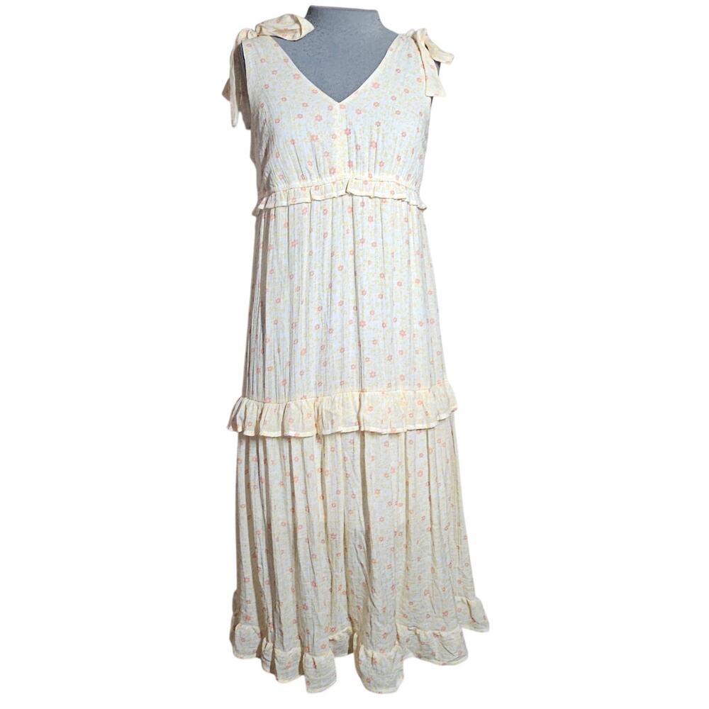 By the River Sleevless Midi Dress Size Small